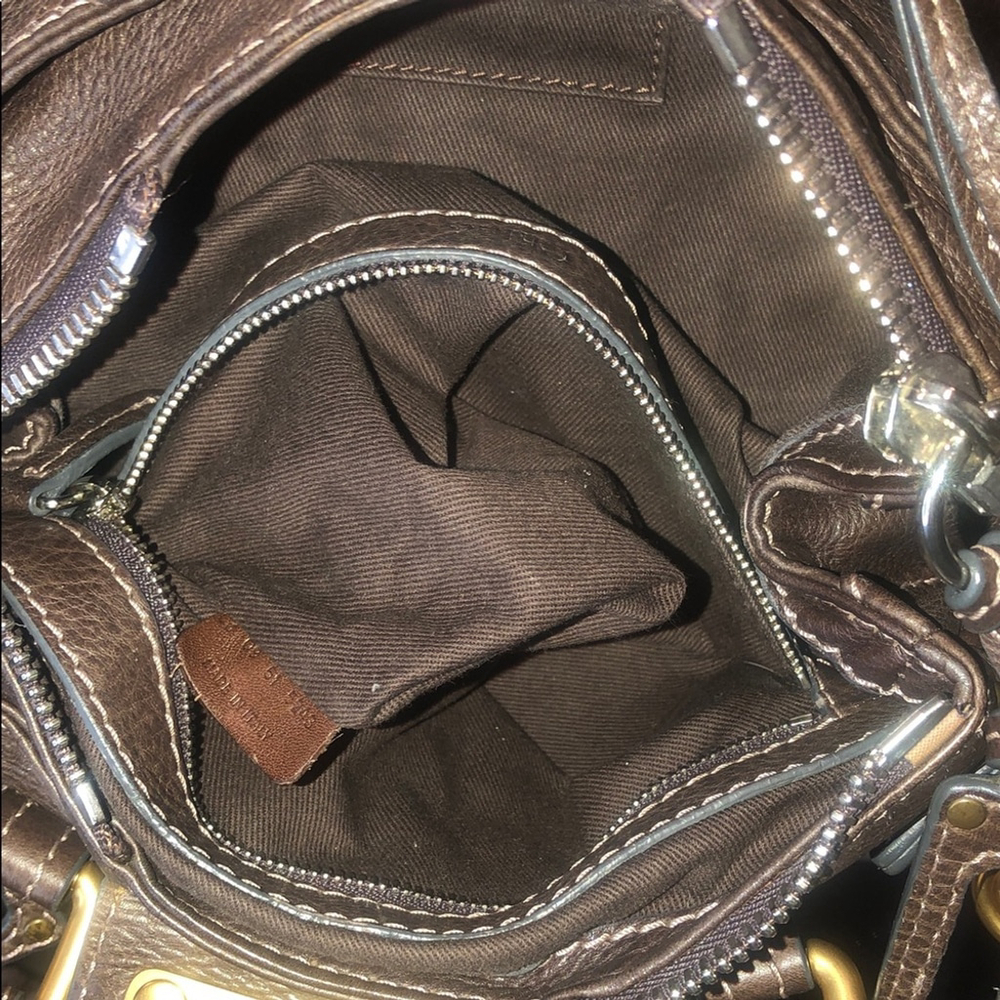 SOLD CHLOE Paddington Brown Leather Mini Bag with Lock Key Dust Bag COA MINT - Picture 13 of 17